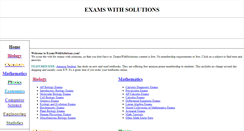 Desktop Screenshot of examswithsolutions.com