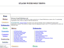 Tablet Screenshot of examswithsolutions.com